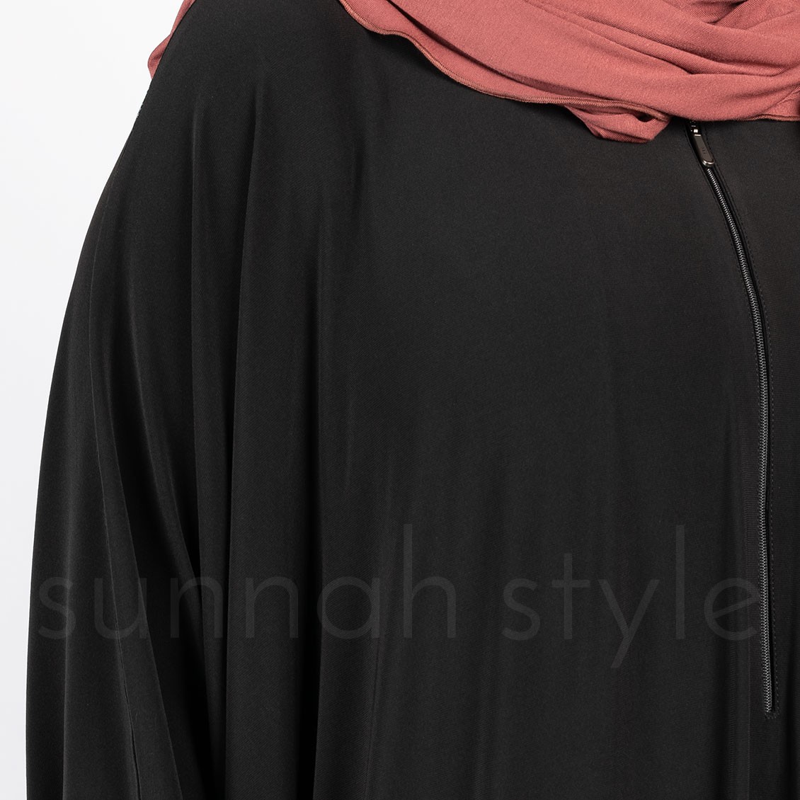 Jersey Bisht Abaya (Black)